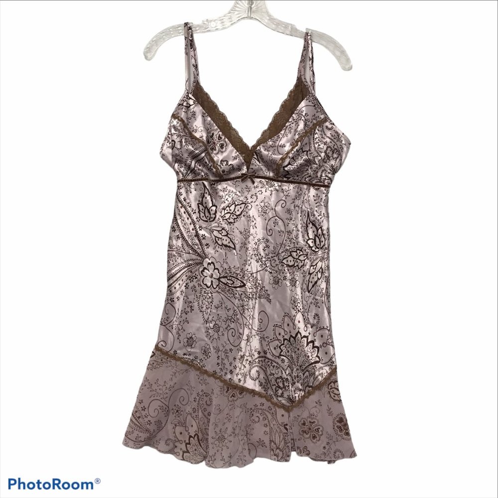 LINEA DONATELLA Baby Doll Short Night Gown Womens M